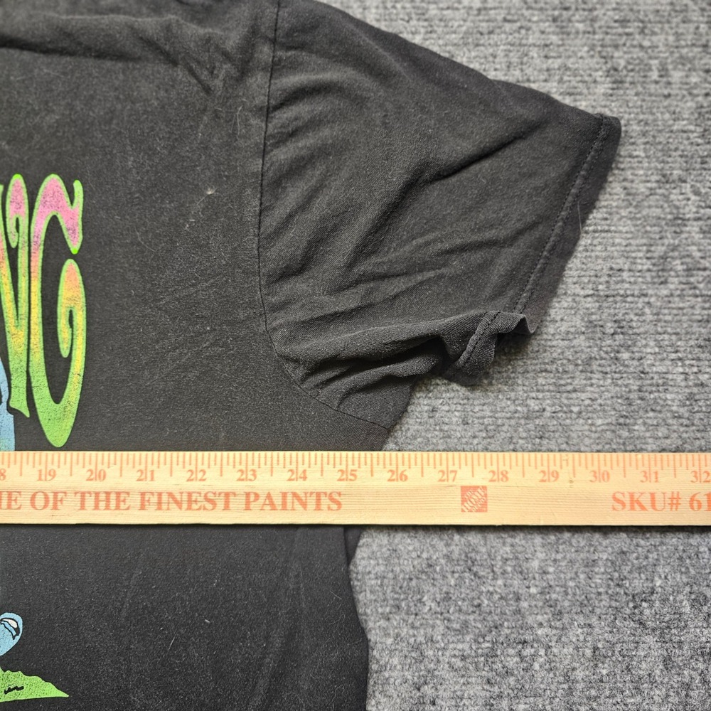 Cheech & Chong Graphic T-Shirt Mens XXL Black Psychedelic Bear Stoner Tee